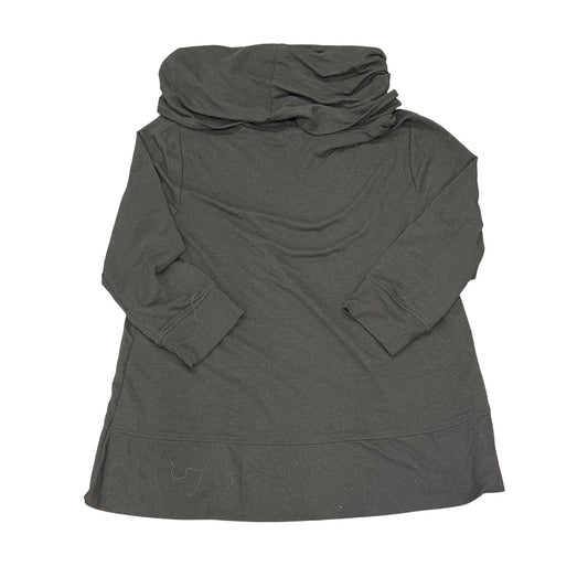 Westbound Black Cowl Neck Long Sleeve Tunic Top M Viscose/Polyester