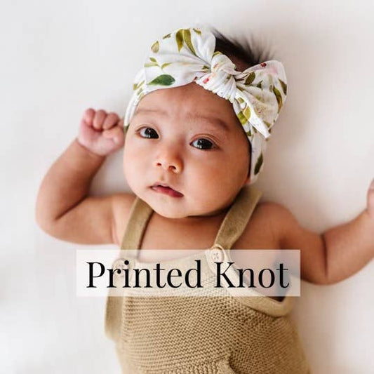 Baby Bling® Printed Knot soft nylon headband