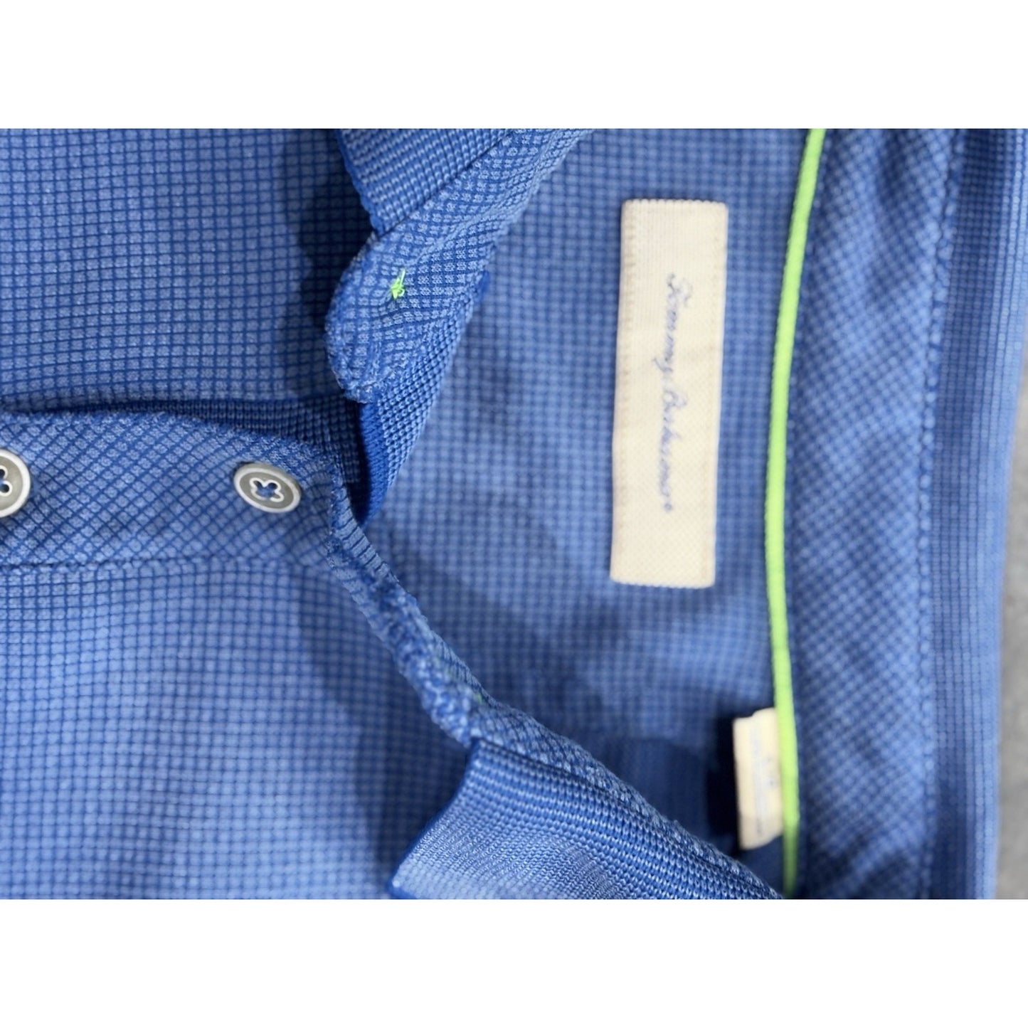 Tommy Bahama Polo Shirt Adult Medium Blue Large