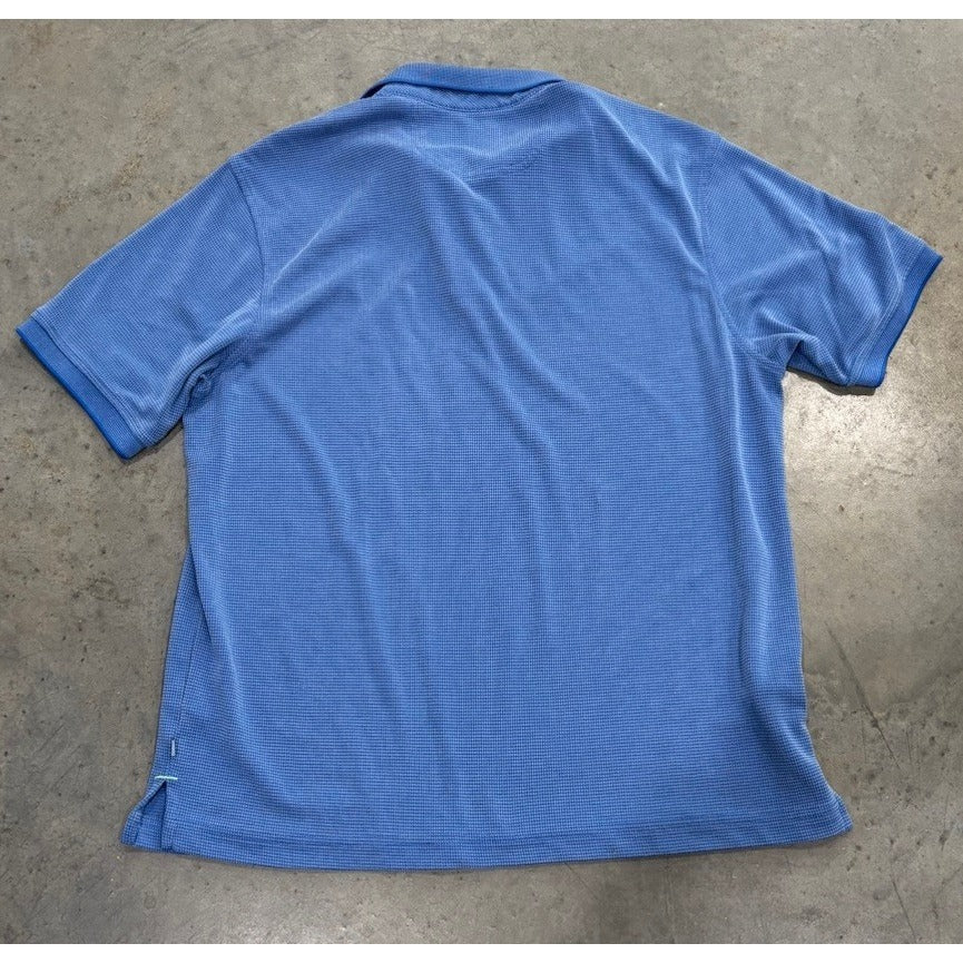 Tommy Bahama Polo Shirt Adult Medium Blue Large