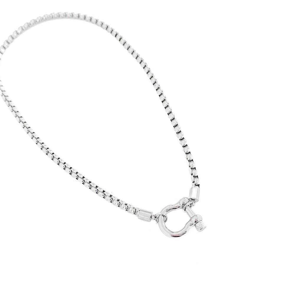 Lucky Me Horseshoe Toggle Necklace - WATERPROOF