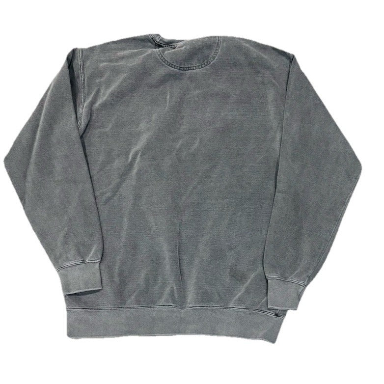 Comfort Colors Gray Sweatshirt Size Medium “I Wish My Facial….”