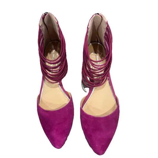 Jessica Simpson Hot Pink Flat Sandals Size 8.5