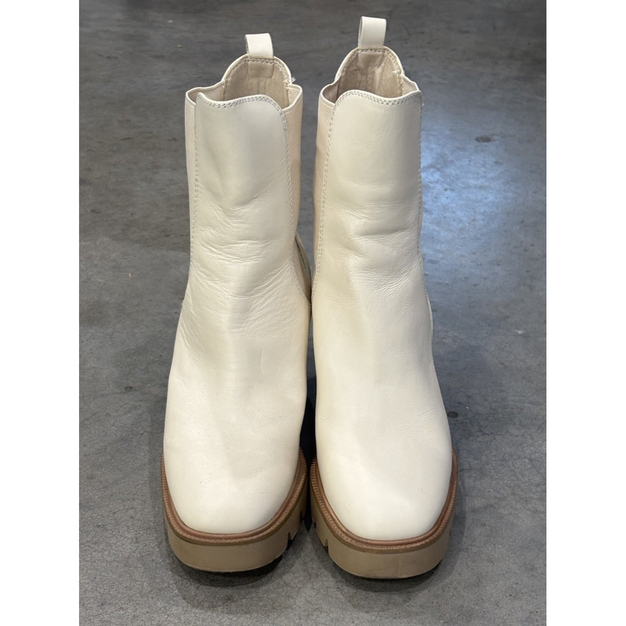 Sam Edelman Womens Rollins Western Boot STUNNING Sz 7.5 Ivory