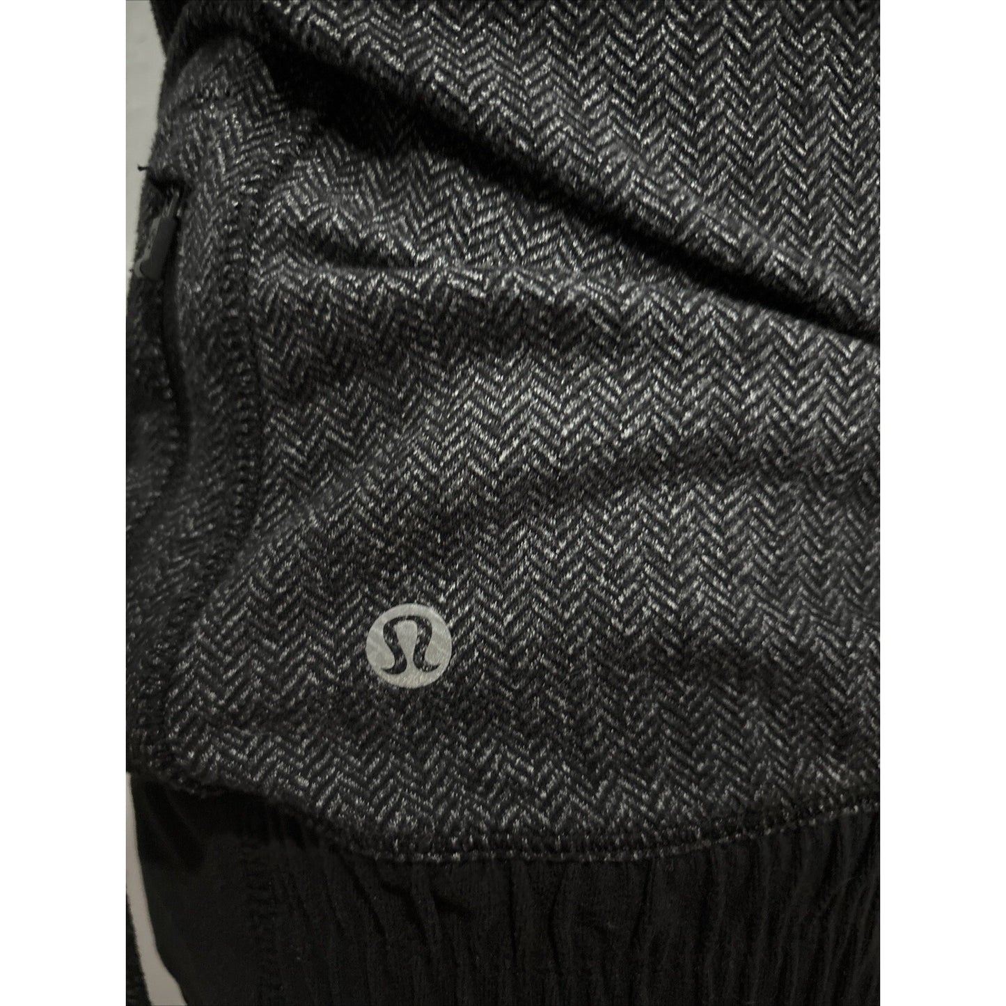 LULULEMON THINK FAST HOODIE, GRAY, SIZE 2