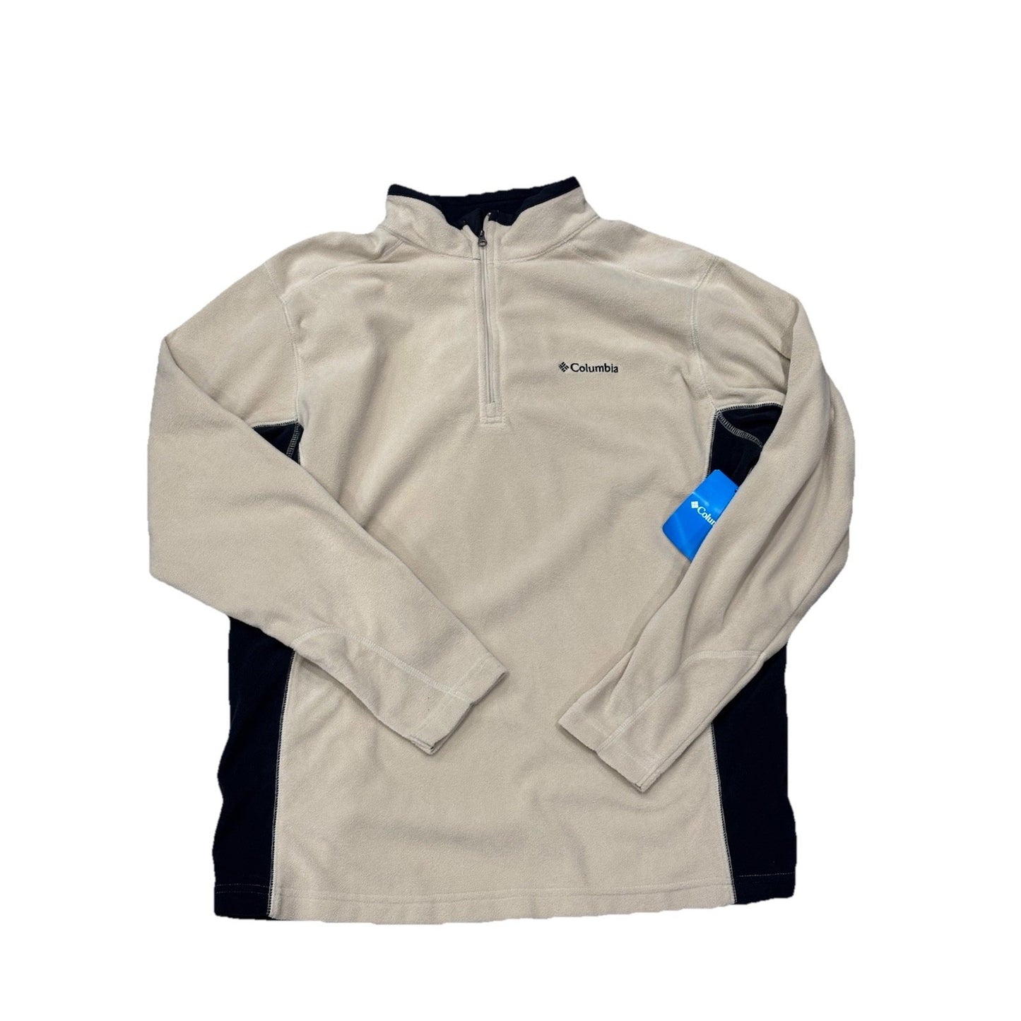 Columbia Men’s Tan An Gray One Ridge Half Zip Size Large NWT