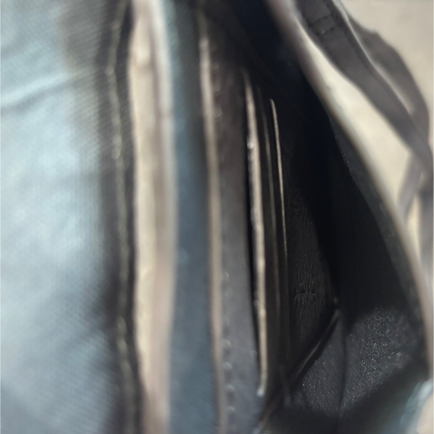 Gray Faux Leather Crossbody Bag With Buckle & Clear Window