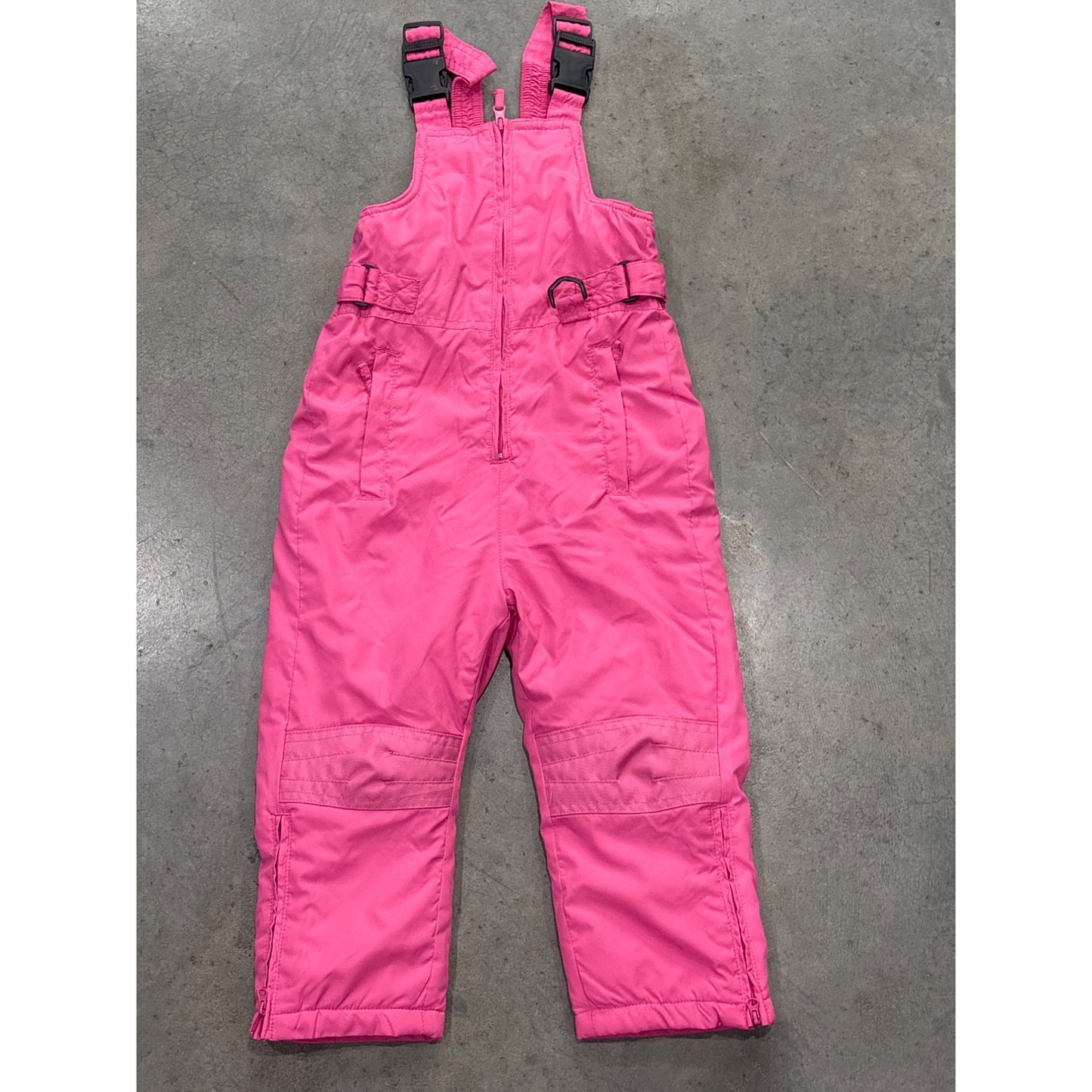 Arctic Hero Kids Insulated Pink Snow Bibs Size 4/5