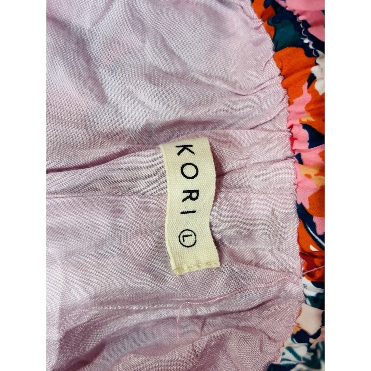 Kori Floral Print Skort Size Large NWOT