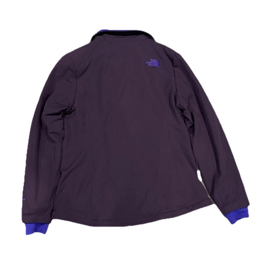 The North Face Windwall Full Zip Jacket Womens Size Medium Purple Fleece Lined
