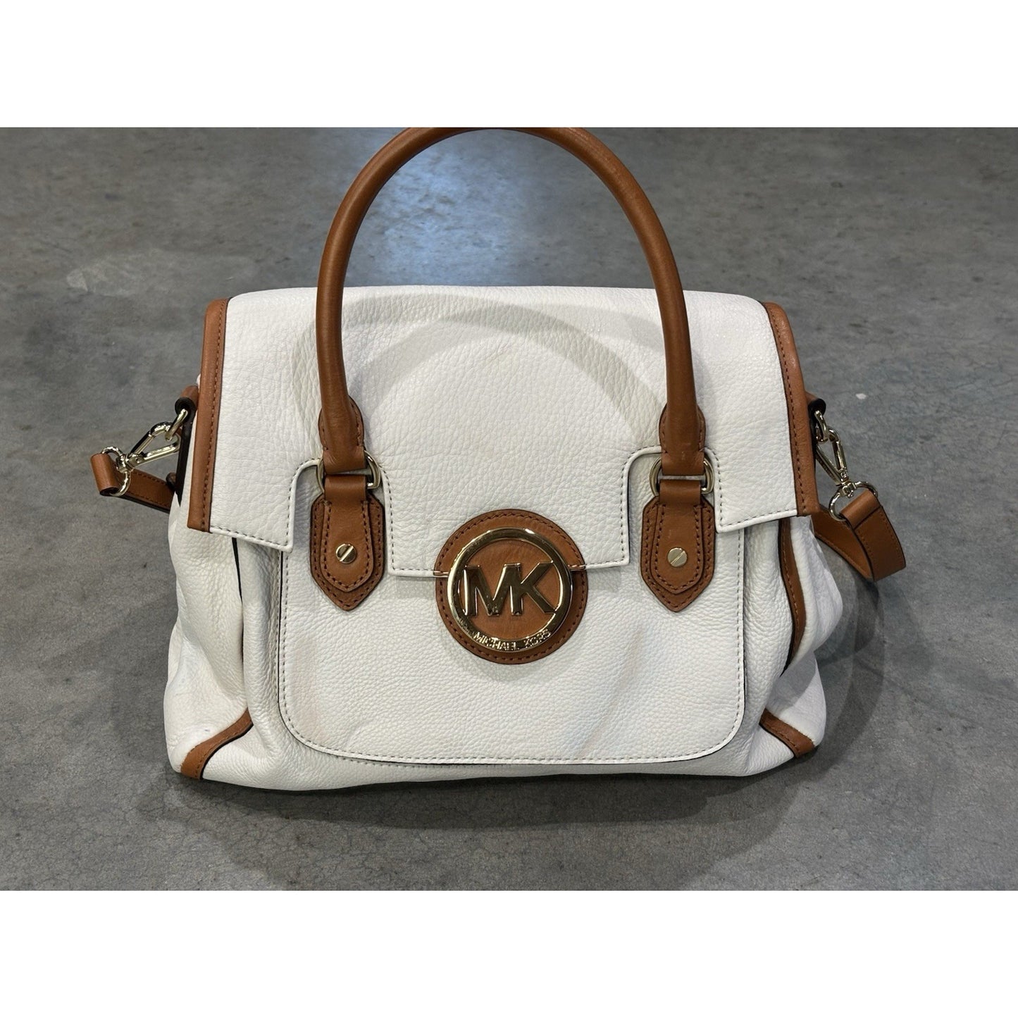 Genuine Leather Michael Kors Satchel Shoulder Crossing Bag