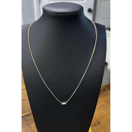 Kendra Scott Gold Juliette Necklace In Cubic Zirconia