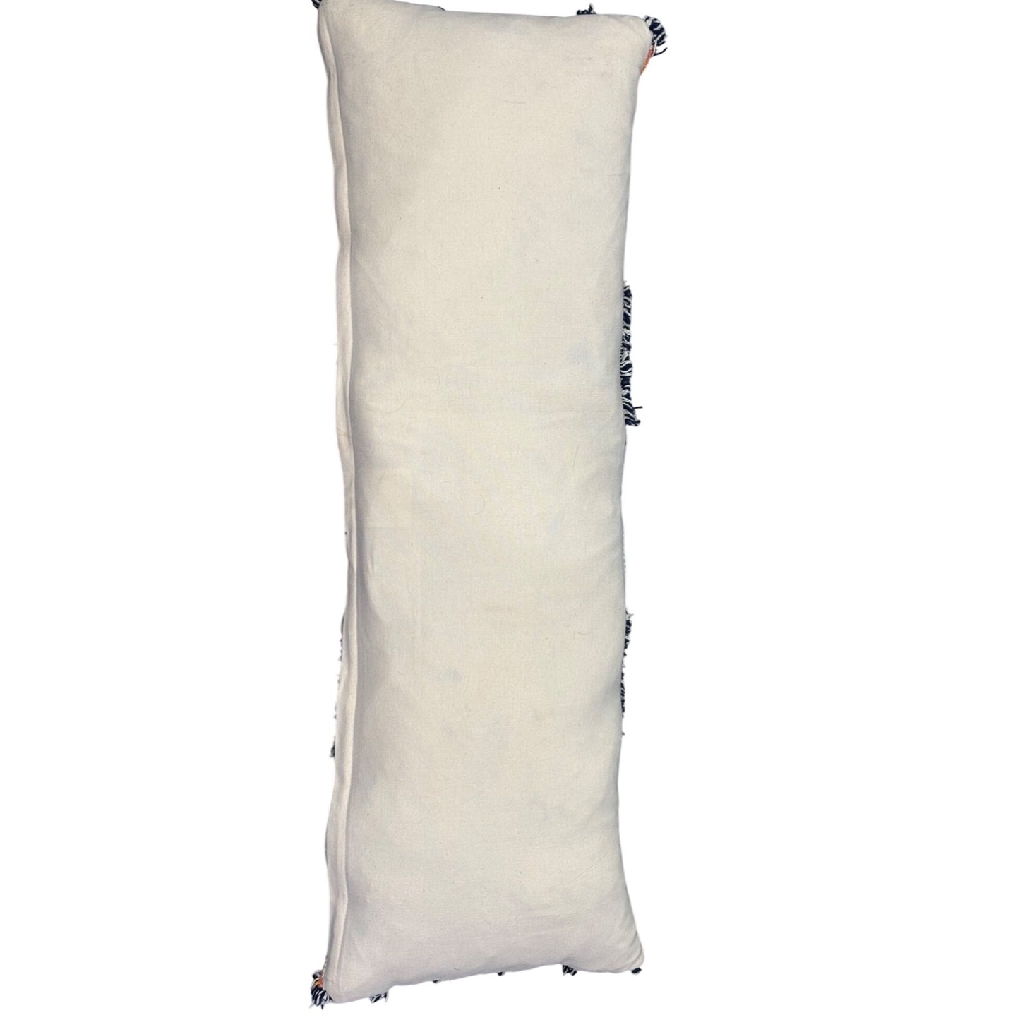 Geometric decorative long Woven Lumbar Pillow Cover With Fringe