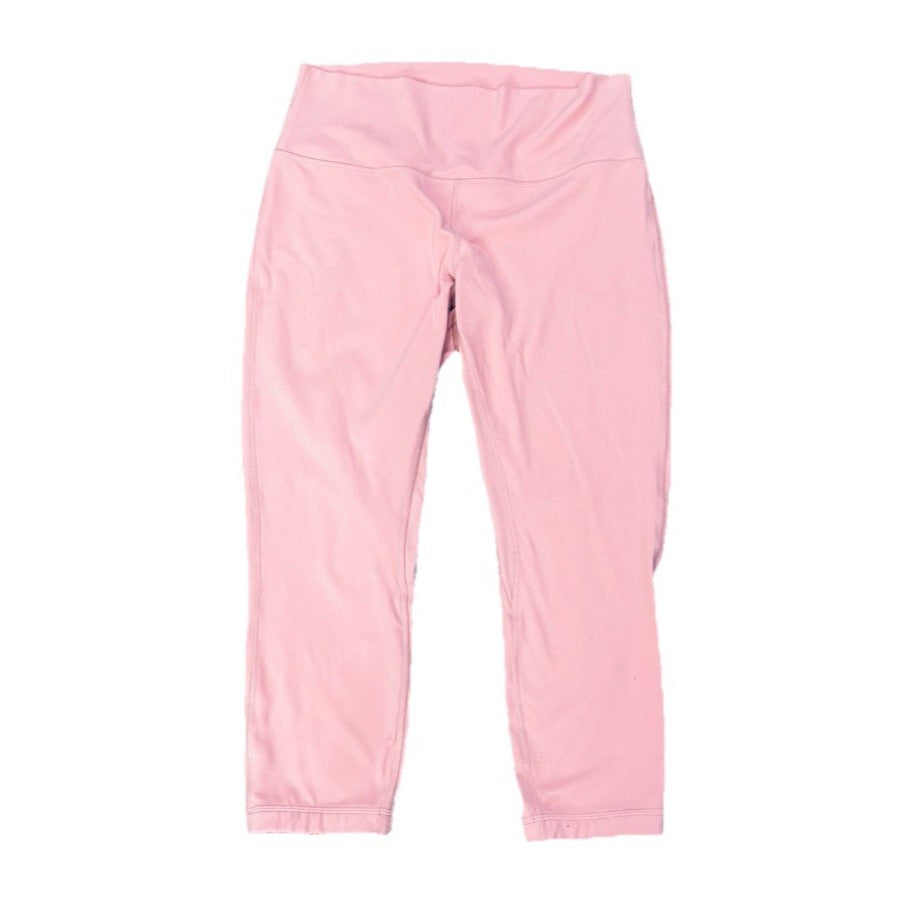 Lululemon Align Pink Highrise Cropped Leggings Size 12