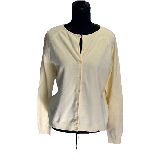 Gap yellow cardigan size Large