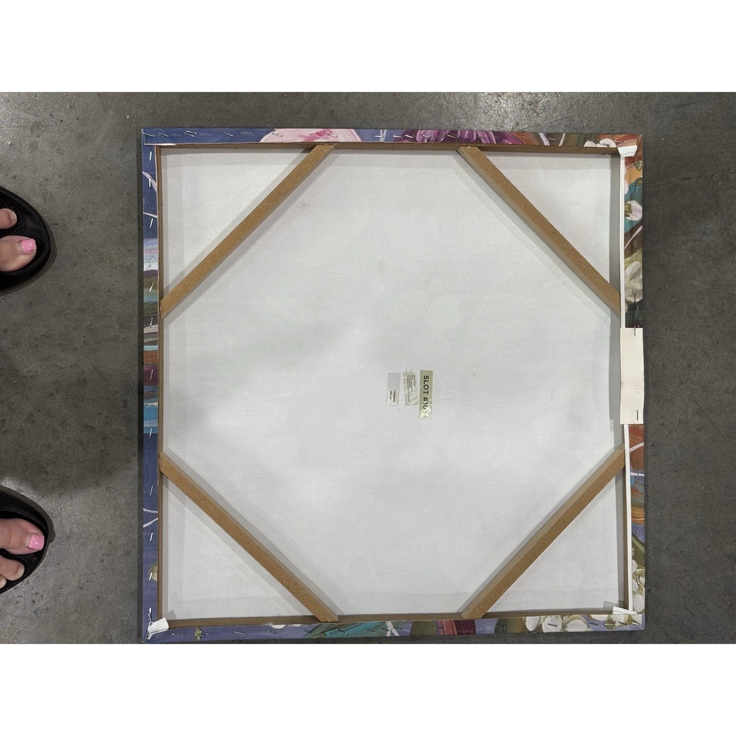 Vibrant Floral Canvas Wall Art 20 In X 20 In