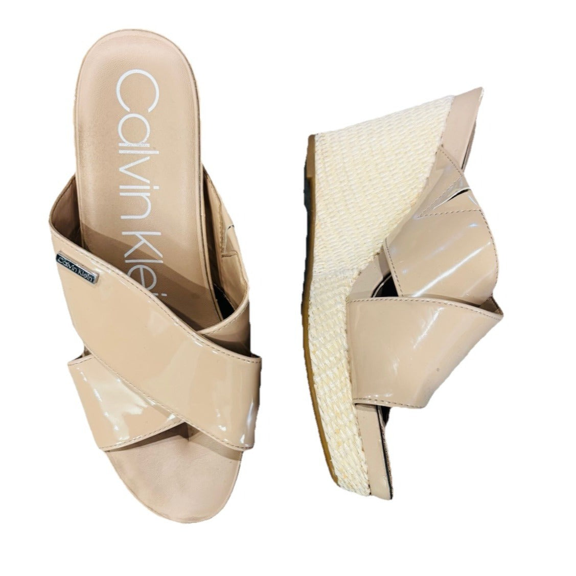 Calvin Jacolyn Wedge Sandal Size 6.5