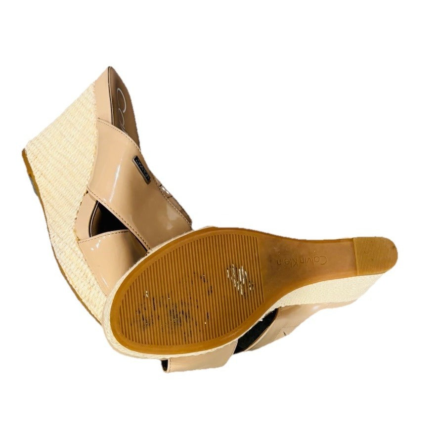 Calvin Jacolyn Wedge Sandal Size 6.5