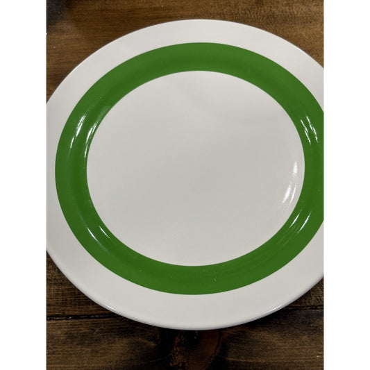 5 KATE SPADE Lenox Salad Dessert Plates Rainey Street Stripe Green Discontinued
