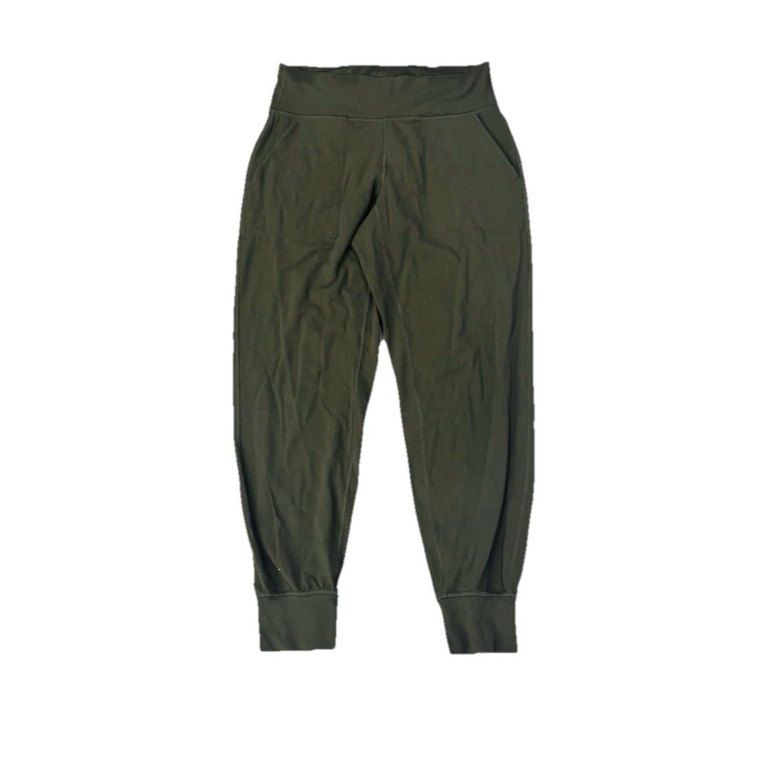 Lululemon Align Mid-Rise Cropped Jogger Pant 27” Sz 8 Dark Olive Green Women’s