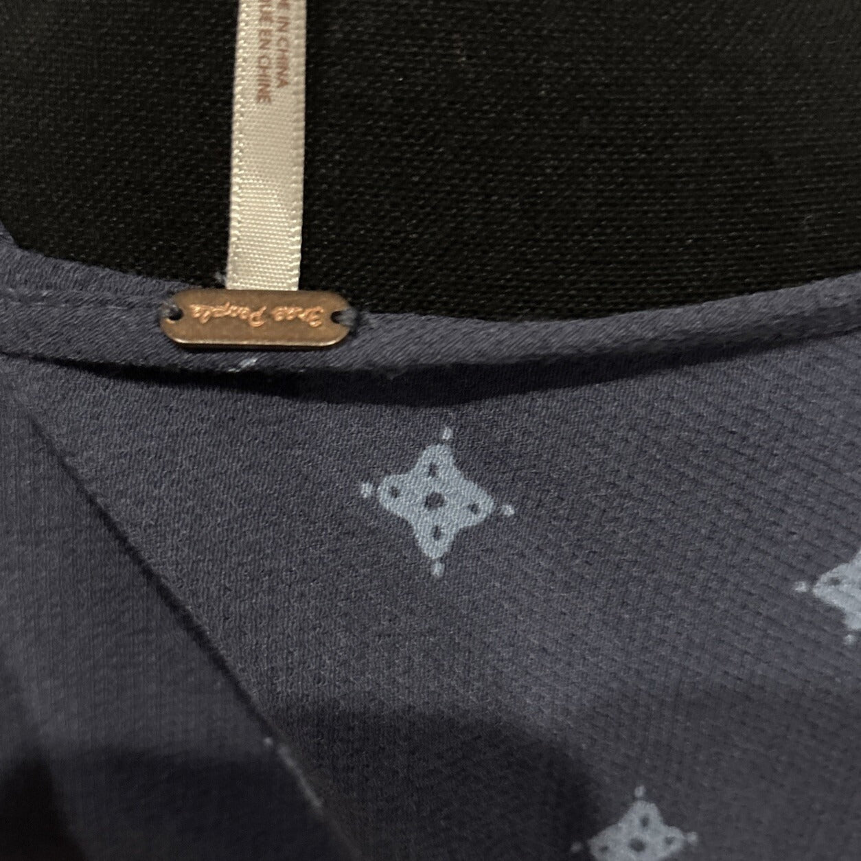 New Free People Women's V-neck Tululla Printed Boho Chic Mini Dress Size Small