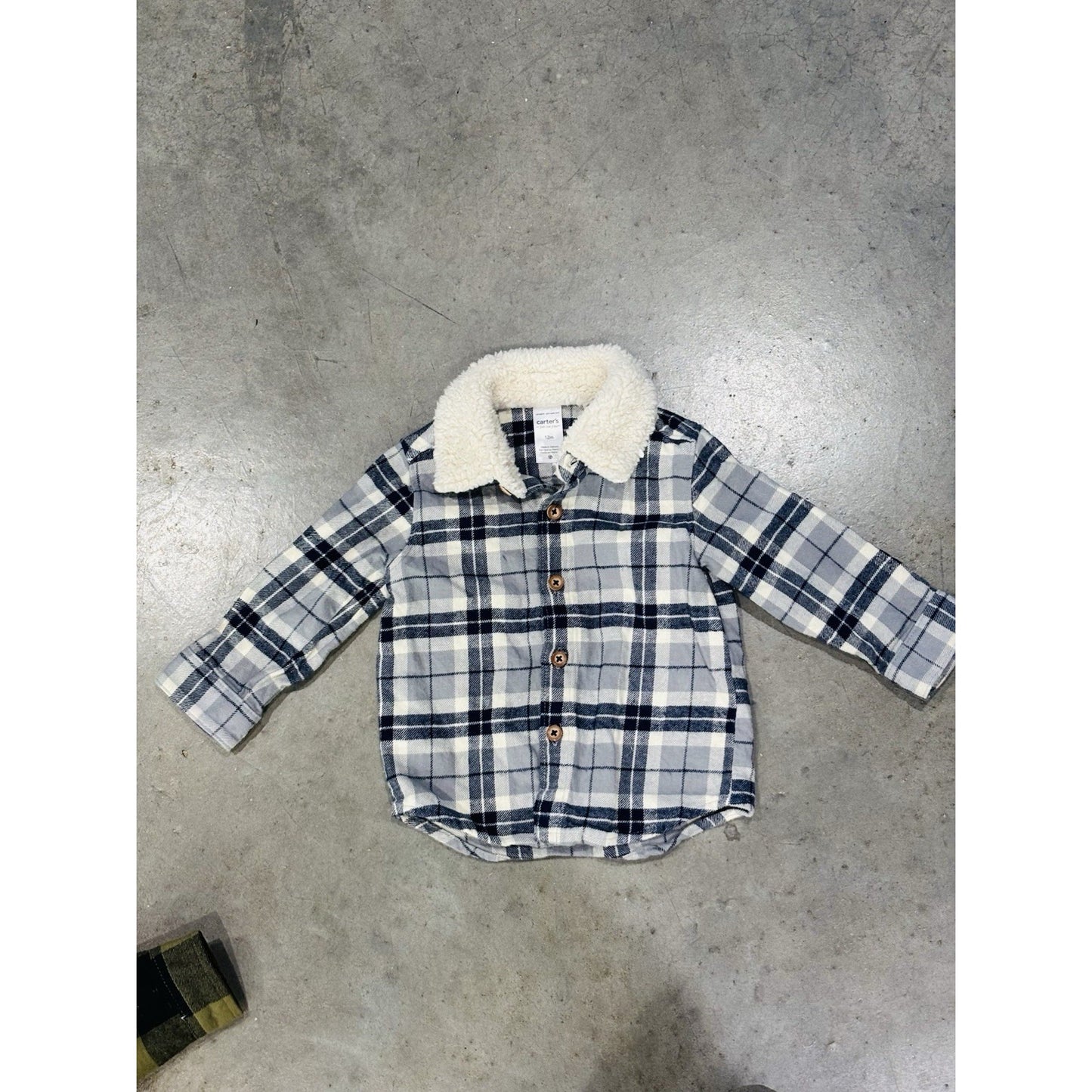 Lot Of 2 Baby Boy Flannel shirts Outdoor Kids And Carters Size 12M