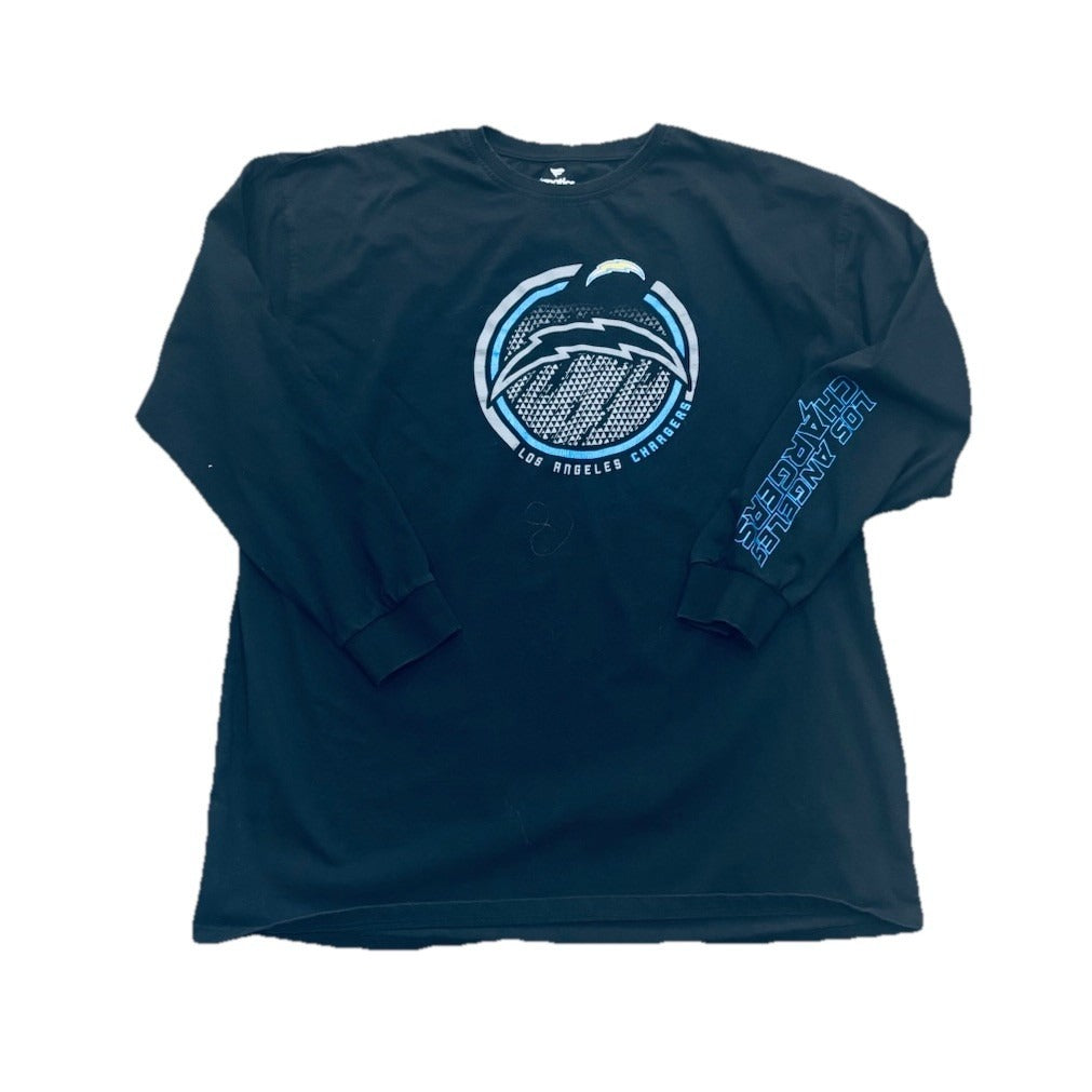 Fanatics Los Angeles Chargers Men’s Black Long Sleeve Shirt Size 3XLT