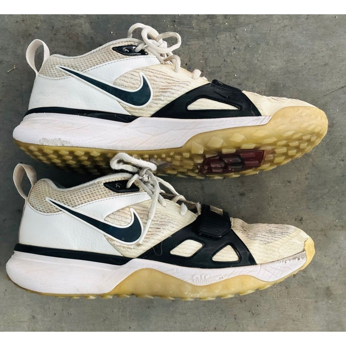 Nike Air Zoom Diamond Elite Turf White Baseball Shoes DZ0503-103 Men's Size 9