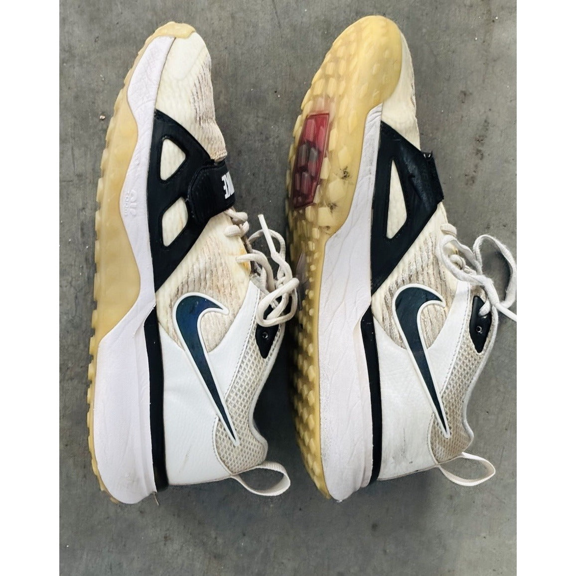 Nike Air Zoom Diamond Elite Turf White Baseball Shoes DZ0503-103 Men's Size 9