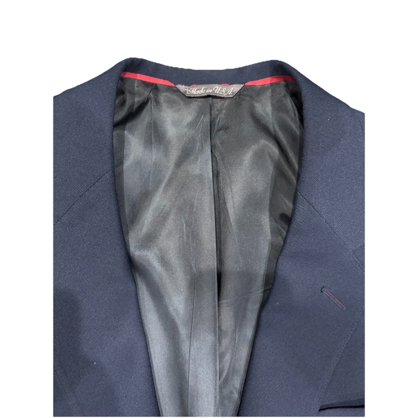 Levi Strauss & Co Blazer Mens 42R Blue Sport Coat Jacket Made USA Business Class