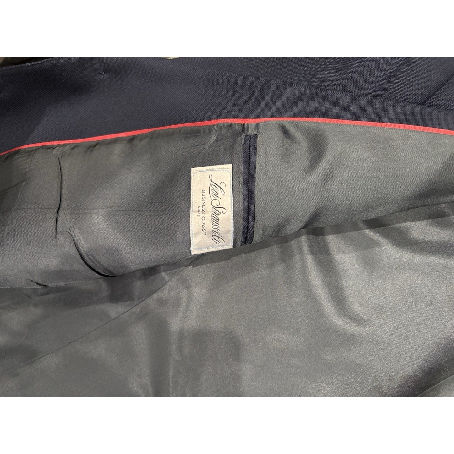 Levi Strauss & Co Blazer Mens 42R Blue Sport Coat Jacket Made USA Business Class