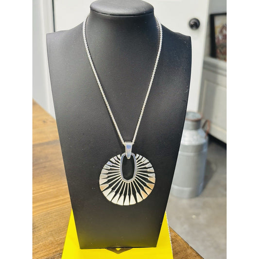 Kendra Scott Silver Long Deanne Necklace