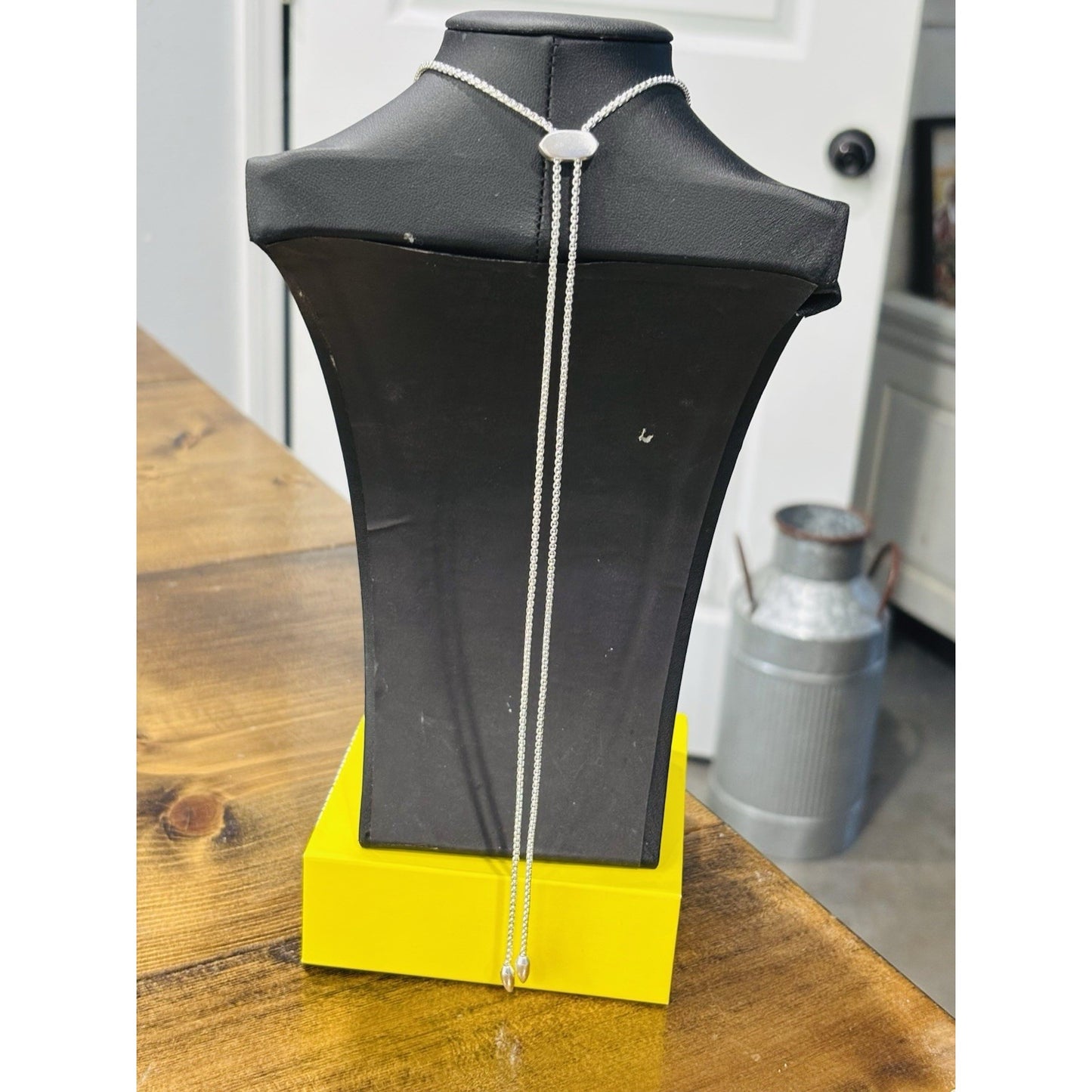 Kendra Scott Silver Long Deanne Necklace