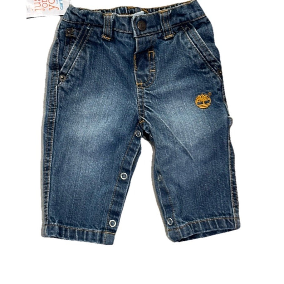 Carters Flannel Shirt And Timberland Jeans Baby Jeans 3 Months