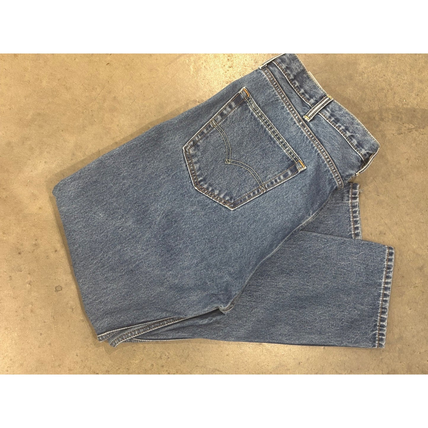 Levis 505 Blue Denim Men’s Straight Fit Jeans W44 L30