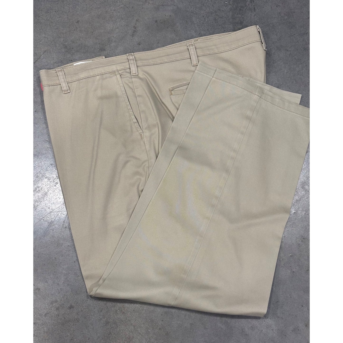 Lee Mens Khaki Pants 42x32 Relaxed Fit