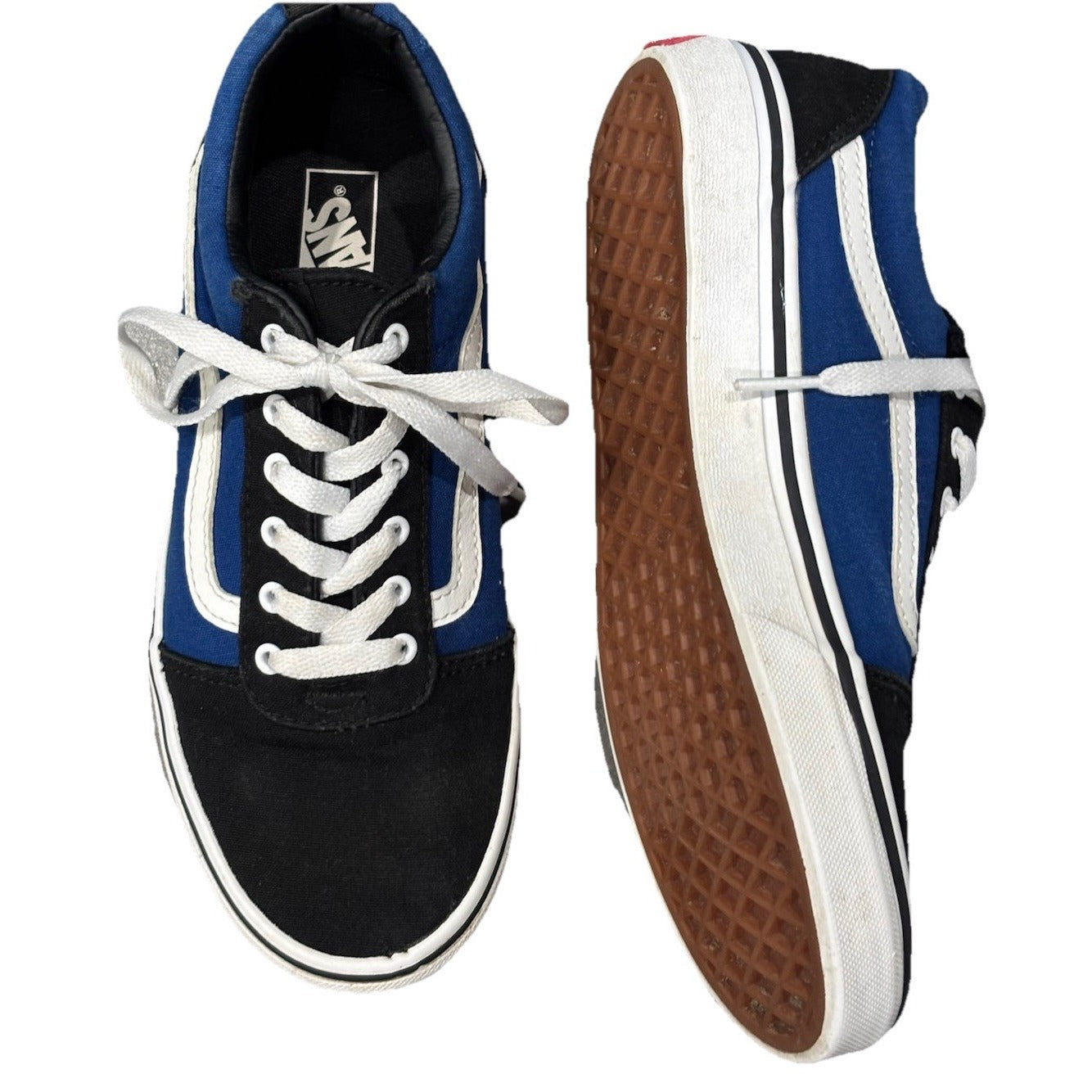 Vans Old Skool Shoes - Youth sz 6 Blue and Black